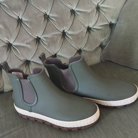 Sperry Torrent Chelsea Rain Boots Green - Picture 2 of 8